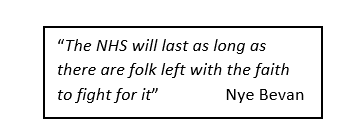 NHS quote - Nye Bevan